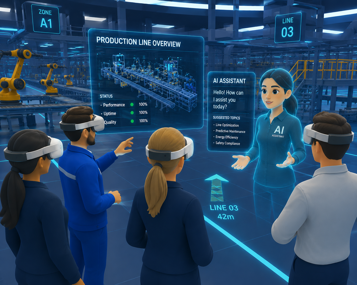 Fellow AI for Factory Tours or Design Reviews